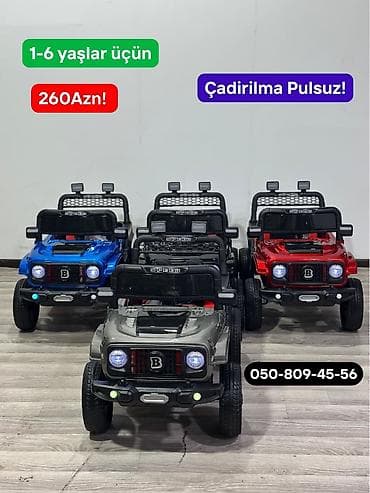 uşaq üçün maşinlar: Uşaq elektrik maşınları – müxtəlif modellər - Yaş qrupu: 1–5 yaş — 3