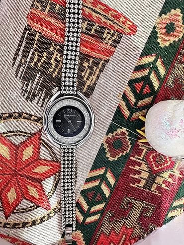 qadin saati: Qol saatı, Swarovski, rəng - Gümüşü — 2