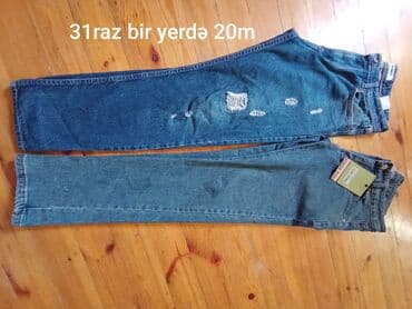 yun şalvar: Hamısı 40m tək 10m razmer şəkil üstə yazilib Kişi şalvarları – — 9