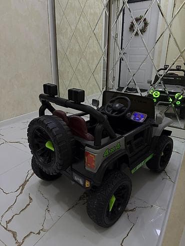 uwaq mawini: Uşaq üçün elektrikli off-road tipli maşın - Korpus: Jeep stilində — 4