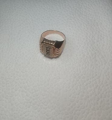 kişi qızıl üzük: Üzük, Sarı qızıl, 583 Əyar — 1