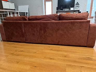 Divanlar: Künc divan, Açılan, Bazalı, Vеlur parça, Çatdırılma yoxdur — 4