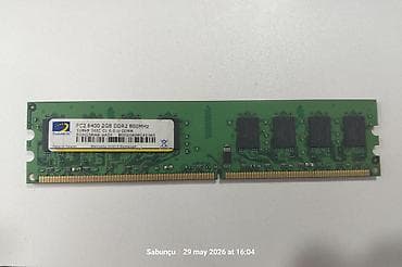 ram 16gb: Operativ yaddaş (RAM) 2 GB, < 1333 Mhz, DDR2, PC üçün, İşlənmiş — 1