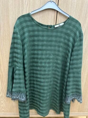 зеленая мужская кофта: Svitşot, S, rəng - Yaşıl — 1