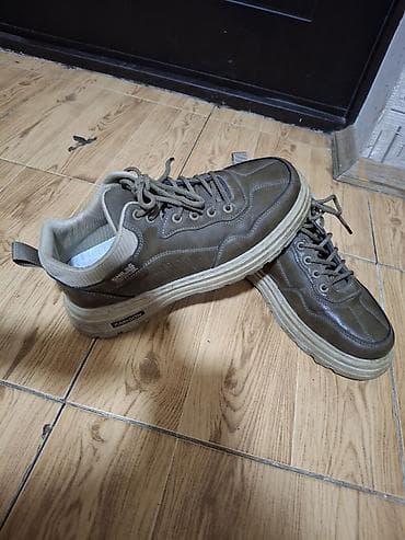 Botinkalar: Kişi idman ayaqqabısı – zeytun-yaşıl rəng - Model: gündəlik “sneaker” — 3