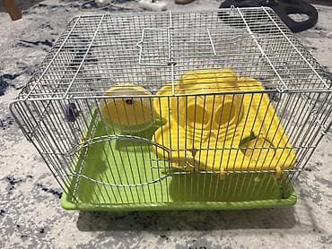 heyvan mal: Xırda gəmiricilər üçün qəfəs Hemstrlar və digər hamster növlərinə — 1