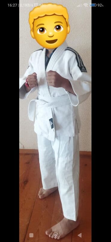 школьная форма для мальчиков: Uşaq üçün Adidas cüdo gi dəsti razmer 0/130 9.10 yaşda uşaqlar üçün — 1