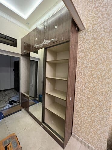 ışkaf: Düz dolab, Dəhliz üçün, Şifonyer, Kupe, Korpuslu, 2 qapılı — 2
