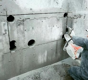 islenmis plastik qapi pencere: Almaz kəsim və beton kəsmə xidməti. Xidmətə beton döşəmələrin — 10