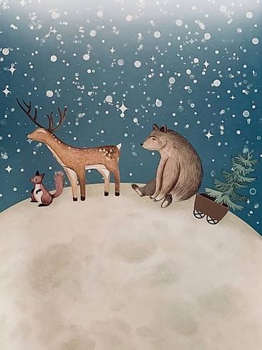 inek sekilleri: Divar rəsimlərinin çəkilməsi🎨 Qiymət rəsmə və onun ölçüsünə uyğun — 2