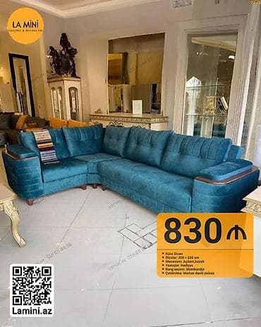 kohnə kreslo: Künc divan, Açılan, Bazalı, Parça, Şəhərdaxili pulsuz çatdırılma — 1