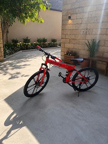 mini velosiped: Qatlanan skorusnoy velosiped 300ze alınıb dişləri teze Ferrari — 1