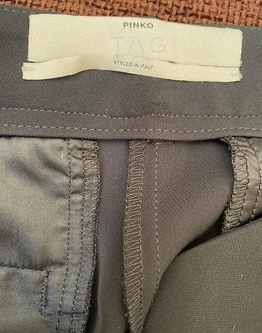 pinko: Şalvar, Pinko, S, rəng - Qara — 4