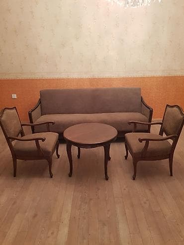 antik divan: Antik mebel dəsti – klassik üslub - 1 ədəd ikitaqmalı şkaf-vitrin — 2