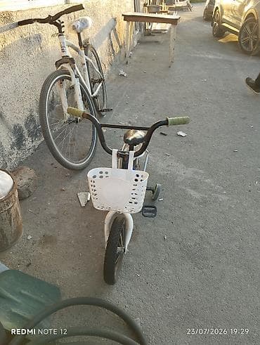 velesiped: Uşaq velosipedi – KIDS Salute, mavi/ağ - Çərçivə: aşağı profilli uşaq — 2
