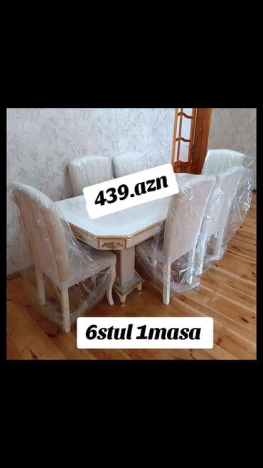 2 ci əl mebeller: Для гостиной, Новый, 6 стульев — 1