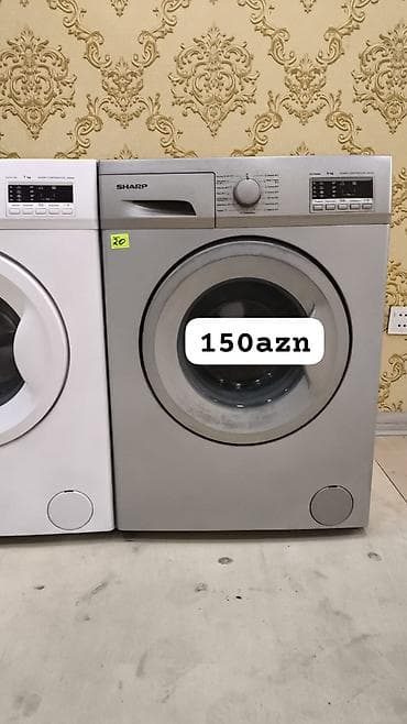 Sharp önyükləməli paltaryuyan maşın - Yük tutumu: 6 kq - İdarəetmə