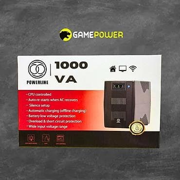 kompüte: Powerline 1000VA Whatsapp aktivdir. Texniki parametrlər: Brend: UPS — 1