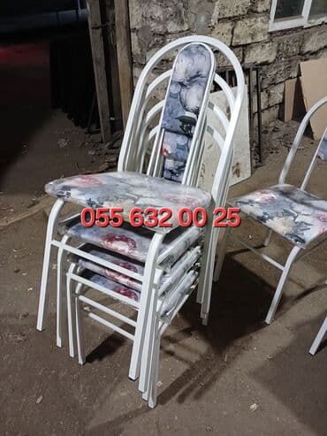 metbext moyka: Mətbəx üçün, Yeni, Qatlanmayan, rəng - Ağ Stul — 1