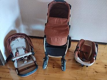 Araba-beşiklər: Sehla Kolyaska satilir 2lulka+avtokreslo happy babies magazasindan — 1
