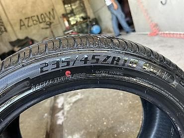 bmw e60 m: 4 ədəd avtomobil şini dəsti - Ölçü: 245/45 R20 (şinin üzərindəki — 8