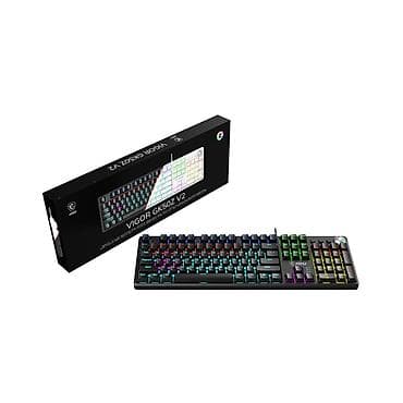 tablet mini 6: MSI Gaming Vigor GK50Z V2 Black – tam ölçülü (100%) oyun klaviaturası — 1