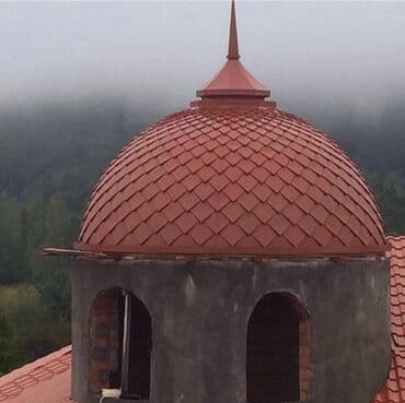 c profili: Müxtəlif rənglərdə və formalarda mövcud olan metal kirəmit dam örtüyü — 6