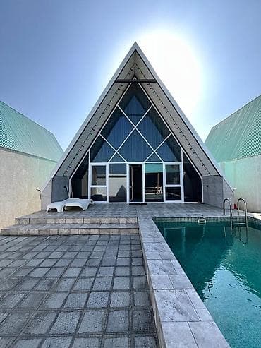 qusarda kiraye ev: Bağ evi kirayə verilir, Mərdəkan Mərdəkanda yerləşən isti, hovuzlu bağ — 4