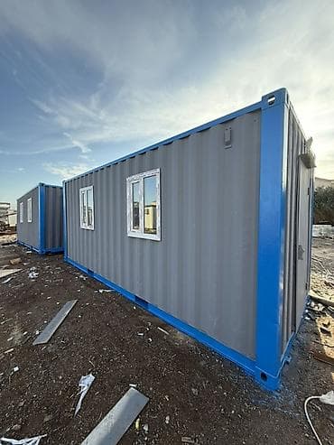 beton konteyner: 20 fut konteyner tipli modul otaq - Ölçü: təxminən 6 m (uzunluq) x — 3
