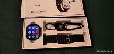 Смарт часы: Новый, Смарт часы, Blackview, Водонепроницаемый, цвет - Черный — 1