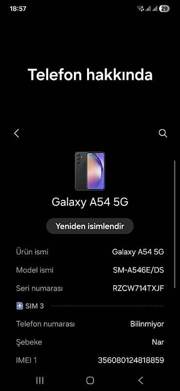 samsung z flip 1: Samsung Galaxy A54 5G, rəng - Qara, İki sim kartlı — 2