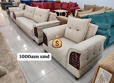 kreslo ucuz: Yeni, Divan, 2 kreslo — 1