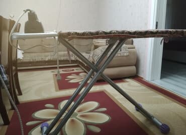 qaynaq aparatı satşı: Ütü masası və ütü dəsti - Geniş ütüləmə səthi, üzəri naxışlı/parça — 1