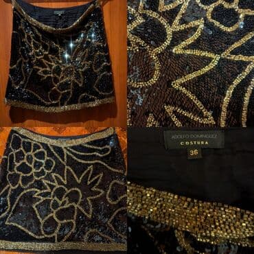 dəridən qadın ətəkləri: Adolfo dominguez costura — 4