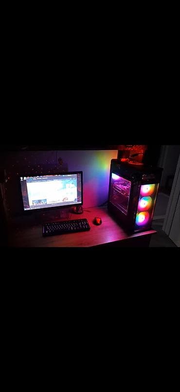 Rx 6700 xt 12vram 4060dan guclu 16ram ryzen 5 3600xt RGB işıqlanmalı lalafo.az -da Rx 6700 xt 12vram 4060dan guclu 16ram ryzen 5 3600xt RGB işıqlanmalı
