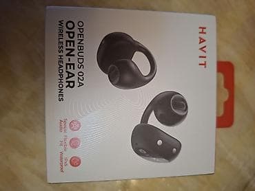 Kompüter ehtiyyat hissələri: Havit OpenBuds 02A – Open-ear simsiz qulaqlıq Xüsusiyyətlər: - Açıq — 5