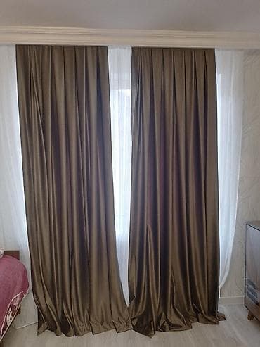 Pastel dəstləri: Yeni, Pərdə, rəng - Qəhvəyi — 1