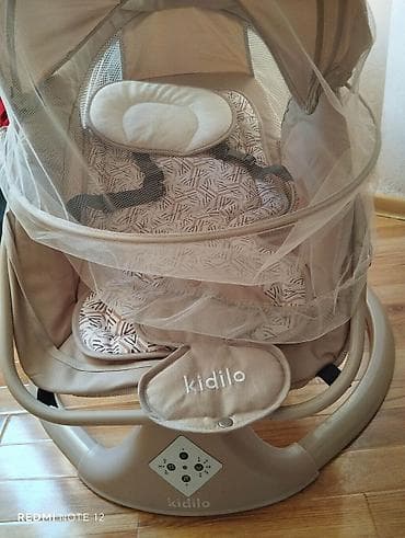 madeyra matras: Kidilo elektrikli beşik/rauqatdırıcı kreslo - Rəng: bej - Avtomatik — 4