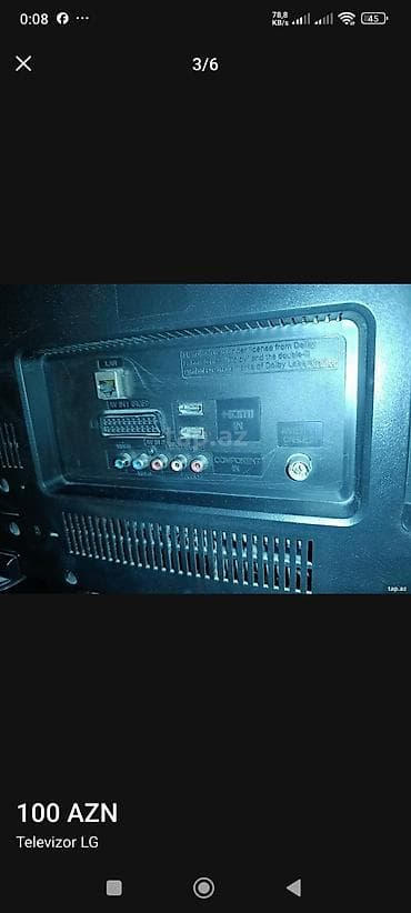 lcd: LG televizor - Brend: LG - Ekran: LCD/LED tipli düz panel, geniş — 4