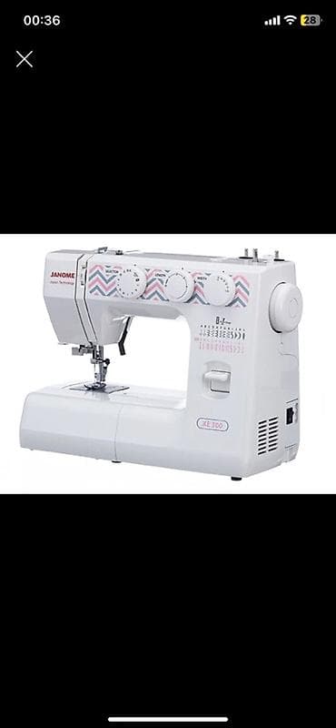 JANOME XE 300 tikiş maşını - Mexaniki idarəetmə, üst paneldə seçim
