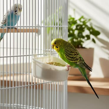 Ağ rəngli plastik yem/su qabı -QİYMƏT: 1 AZN(Topdan satış mümkündür