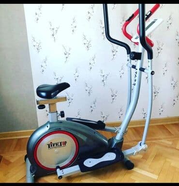 debilqe satisi: Tiretop markalı elliptik trenajor. Bu trenajor, həm velosiped, həm də — 1
