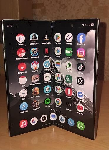 samsung z flip 3: Samsung Galaxy Z Fold 2, rəng - Boz, Barmaq izi — 9