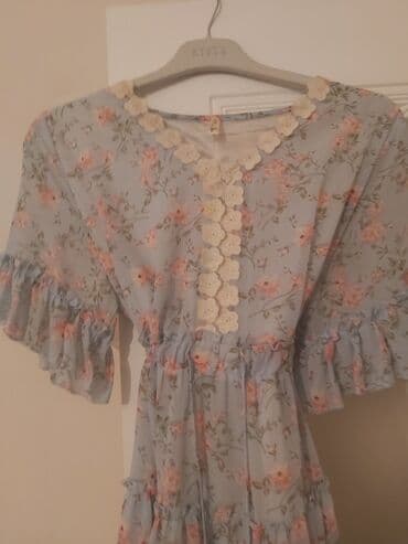 Куртки: Повседневное платье, Миди, L — 1