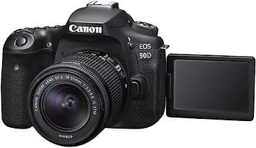i7 processor: Canon EOS 90D + EF-S 18-55mm f/3.5-5.6 IS STM - 32.5 MP APS-C sensor — 1