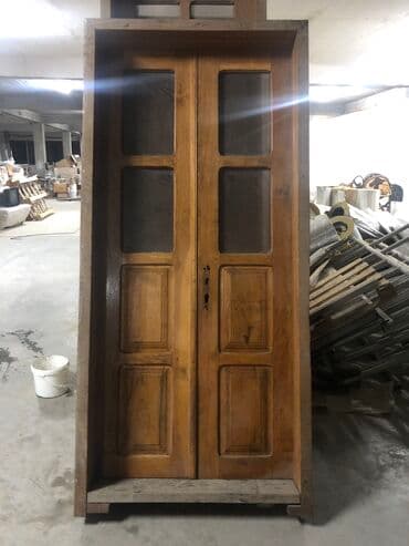 Furnitura və aksessuarlar: 8 ədəd palıd ağacınnan villa qapısı. İşlənmişdi, cürüyü qırığı yoxdur — 7