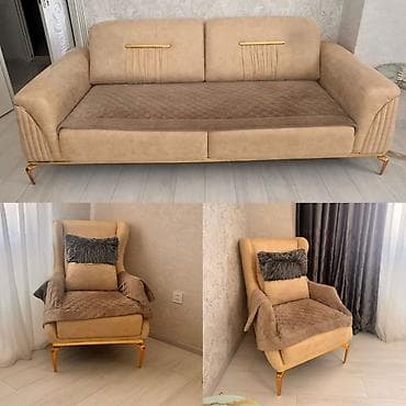 masalar ve stullar: Divan, 2 kreslo — 1