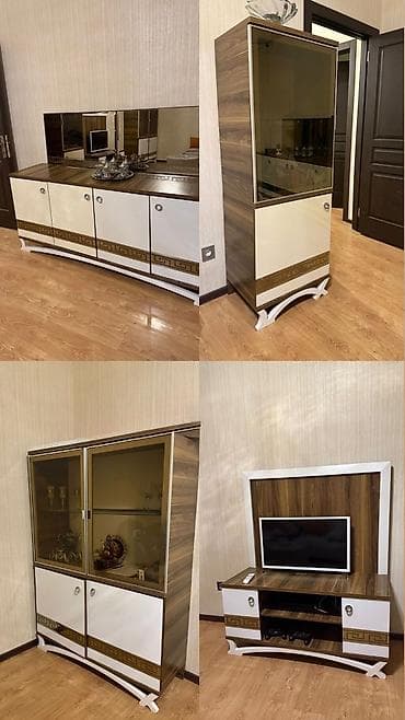 Qonaq otağı mebel dəsti Tərkib: - Geniş bufet/komod: 4 qapılı, üstü