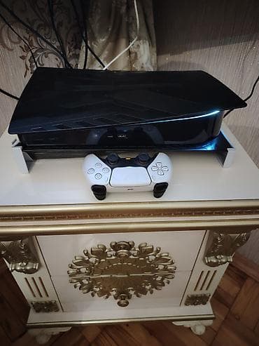iphone 10 plus: PlayStation 5 (disc versiyası) oyun konsolu - Rəng: qara üst örtük — 3