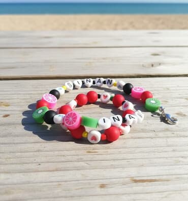 xuping destler: Uşaq üçün adlıq aksesuar dəsti - Məhsul: Rəngarəng bonçuklardan — 2